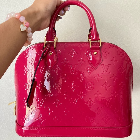 ❣️SOLD LV Alma Vernis PM Rose Indien - Picture 3 of 16